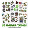 image:imageTransformers Temporary Tattoos for Kids 50 pack Made in the USA w Certified Safe Ink Birthday Party Supplies and Party Favors Kit Bulk Temporary Tattoos Stickers Set for Girls and BoysNinja Turtle