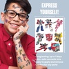 image:imageTransformers Temporary Tattoos for Kids 50 pack Made in the USA w Certified Safe Ink Birthday Party Supplies and Party Favors Kit Bulk Temporary Tattoos Stickers Set for Girls and BoysTransformers