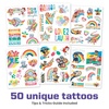 image:imageTransformers Temporary Tattoos for Kids 50 pack Made in the USA w Certified Safe Ink Birthday Party Supplies and Party Favors Kit Bulk Temporary Tattoos Stickers Set for Girls and BoysPaw Patrol Everest and Sky