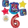 image:imageAnagram 6th Birthday Party Supplies 7pc Transformers Foil Balloon Bouquet Decorations