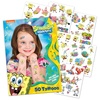 image:imageTransformers Temporary Tattoos for Kids 50 pack Made in the USA w Certified Safe Ink Birthday Party Supplies and Party Favors Kit Bulk Temporary Tattoos Stickers Set for Girls and BoysSpongeBob