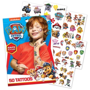 image:imageTransformers Temporary Tattoos for Kids 50 pack Made in the USA w Certified Safe Ink Birthday Party Supplies and Party Favors Kit Bulk Temporary Tattoos Stickers Set for Girls and BoysPaw Patrol
