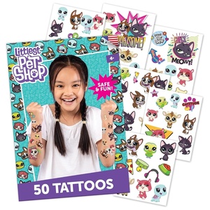 image:imageTransformers Temporary Tattoos for Kids 50 pack Made in the USA w Certified Safe Ink Birthday Party Supplies and Party Favors Kit Bulk Temporary Tattoos Stickers Set for Girls and BoysLittlest Pet Shop