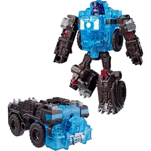image:imageTransformers CYBERWORLD Optimus Primal Cyber Changers Energon Surge  4Inch Action Figure  Quick Change to Truck Mode  Robot Toys for Kids 6