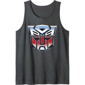 image:imageTransformers Autobots Classic Logo Tank TopDark Heather Grey